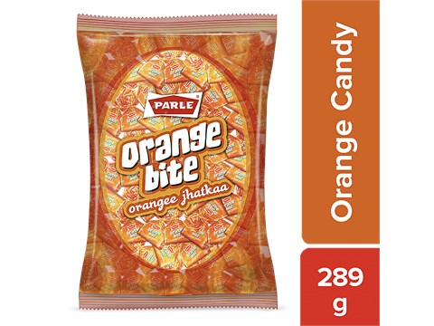 Parle Orange Bite Jhatkaa Candy, 289 g