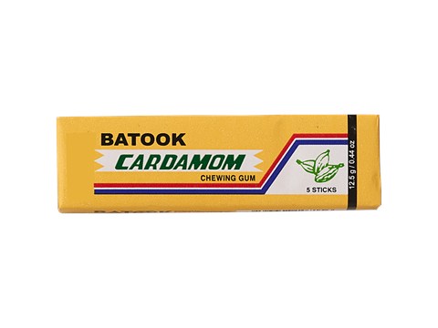 Batook Cardamom Chewing Gum Sticks, 5 pcs