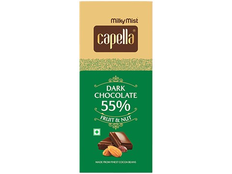 Milky Mist Capella 55% Dark Chocolate - Fruit & Nut, 125 g