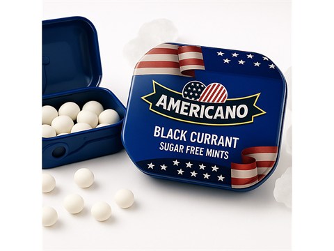 Americano Black Currant Sugar Free Mints, 14 g
