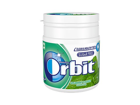 Orbit Spearmint Flavour Chewing Gum, 66 g