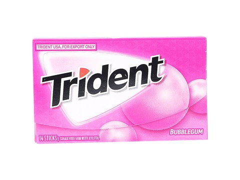 Trident Imported Bubblegum, 34 g