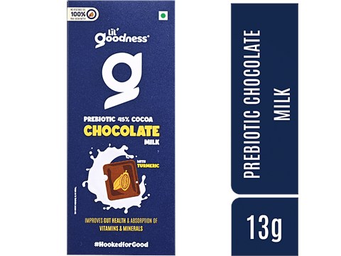LiL'Goodness Prebiotic Milk Chocolate, 13 g