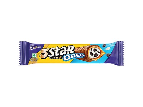 Cadbury 5 Star Oreo Centre Filled Chocolate Bar, 40 g