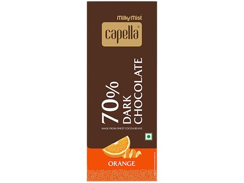 Milky Mist Capella 70% Dark Chocolate - Orange, 80 g