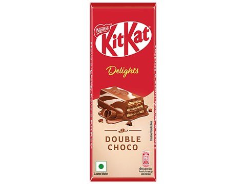 Nestle KitKat Delights Double Choco Coated Wafer, 63 g