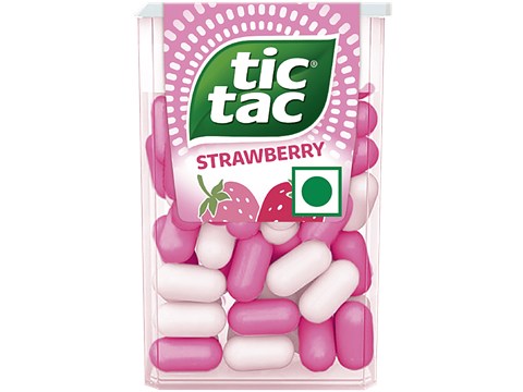 Tic Tac Strawberry Hard Candy, 13 g