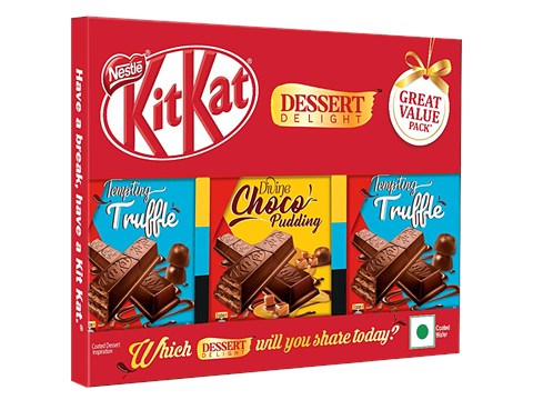 Nestle Kitkat Dessert Delight - Triple Dessert Pack, 50 g