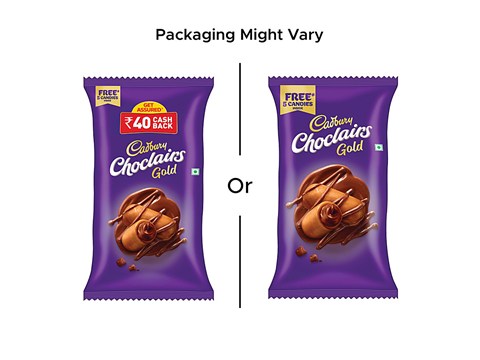Cadbury Choclairs Gold Candy, 588 g
