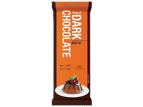 Amul Dark Chocolate Slab - Dch-47, 500 g
