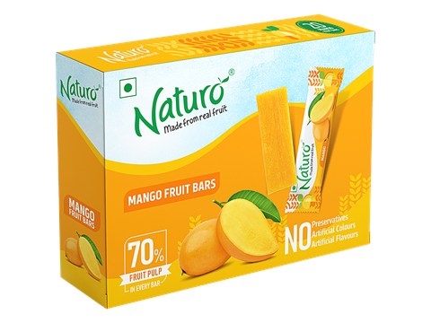 Naturo Mango Fruit Bars, 150 g