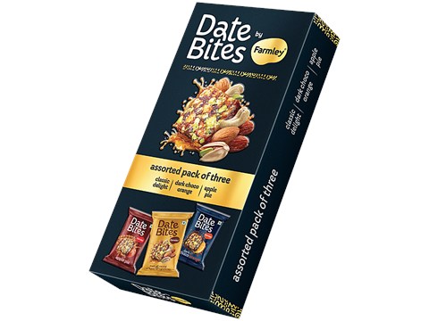 Farmley Date Bites Assorted Gift Pack, 60 g
