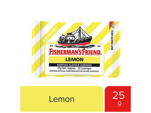 Fisherman's Friend Sugar Free Lozenges - Lemon, 25 g