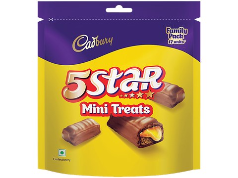 Cadbury 5 Star Mini Treats Chocolate Bars, 166.6 g