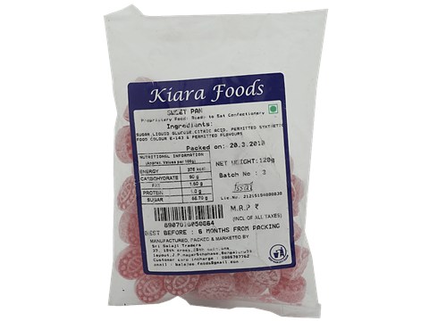 Kiara Foods Candy - Pan Sweet, 120 g