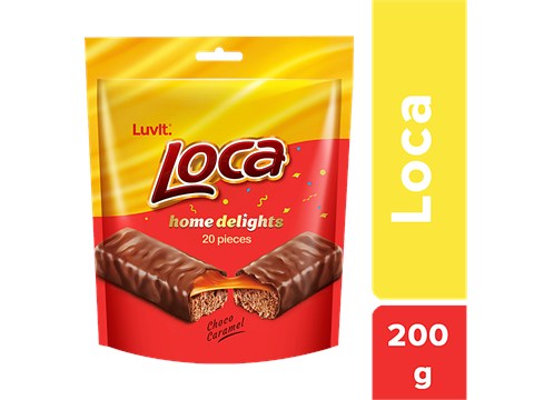 LuvIt Loca Home Delights Chocolate - Choco Caramel, 200 g