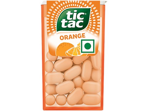 Tic Tac Orange Hard Candy, 13 g