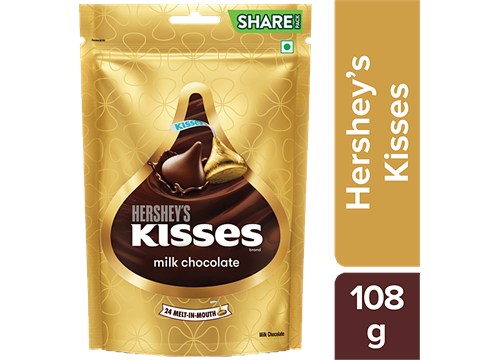 Hershey's Kisses Milk Chocolate, 108 g