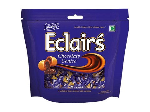 DERBY Eclairs - Chocolaty Centre, 450 g