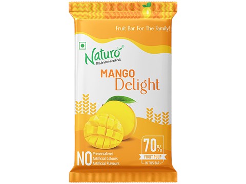 Naturo Mango Delight Fruit Bar, 70 g