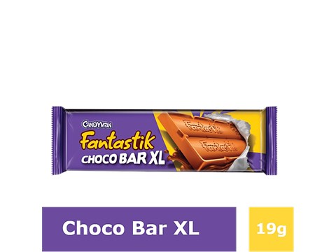 Candyman Fantastik Choco Bar XL Chocolate - Rich, Smooth, Creamy, 19 g