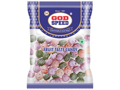 God Speed Fruit Taste Candy - Sweet, Assorted Flavours, 80 g