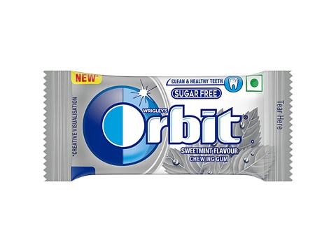 Orbit Sweetmint Flavour Chewing Gum, 3.3 g
