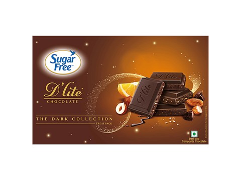 Sugar Free Dlite The Dark Collection - Assorted Chocolate, Gift Pack, 120 g