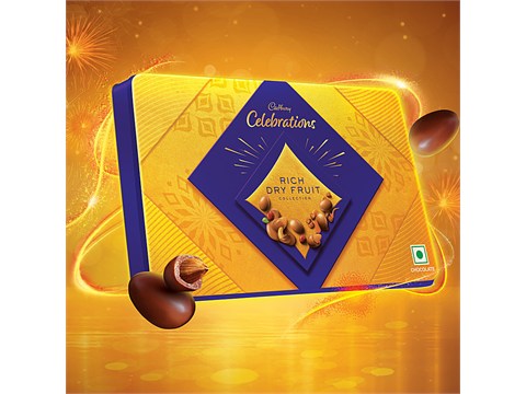 Cadbury Celebrations Rich Dry Fruit Collection Chocolate Gift Pack, 177 g
