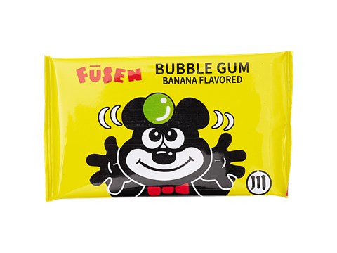 Fusen Banana Flavoured Bubble Gum, 1 pc