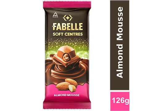 Fabelle Soft Centres Chocolate - Almond Mousse, 126 g
