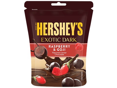 Hershey's Exotic Dark Chocolate Raspberry & Goji, 100 g
