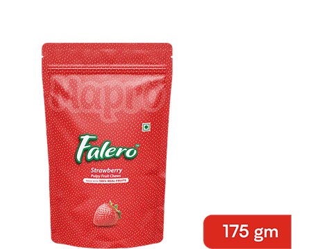 Mapro Falero Pulpy Fruit Chews - Strawberry, 175 g