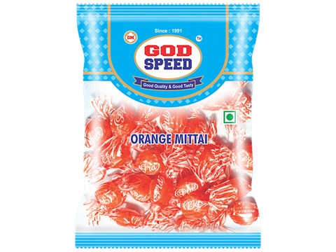 God Speed Orange Mittai - Authentic Flavour, 70 g