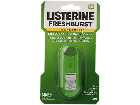 Listerine Imported Freshburst Oral Care Pocket Mist Sprays, 7.7 ml