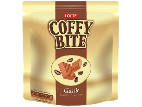 Lotte Toffee - Coffy Bite, Classic, 190 g