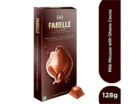 Fabelle Exquisite Chocolates - Heavenly Milk Mousse With Ghana Cocoa, 128 g