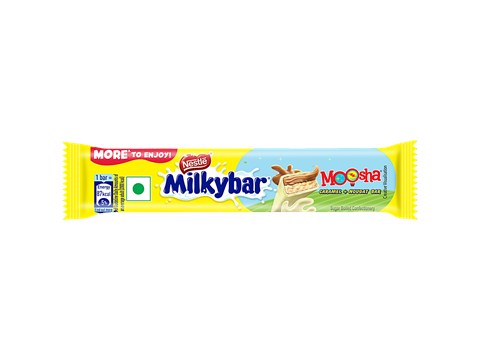 Nestle Milkybar Moosha Caramel & Nougat Bar, 20 g