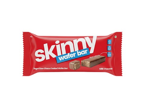 Nova Nova  Skinny Milk Choco Wafer Bar, 40 g