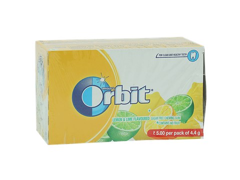 Orbit Orbit Chewing Gum - Lemon & Lime, Sugarfree, 140.8 g