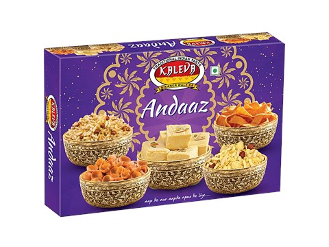 Kaleva Andaz - Soan Papd, Khatta Metha, Soya Katori, Crispy Strips, Chatpati Bhel, 855 g
