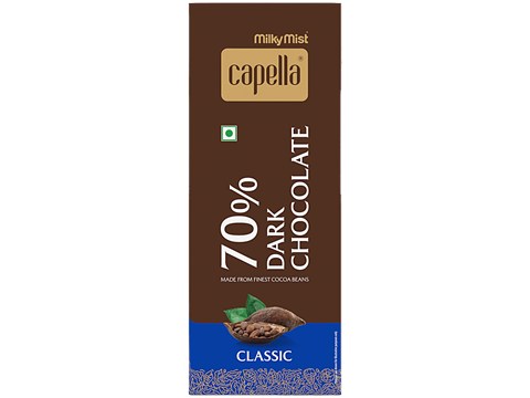 Milky Mist Capella 70% Dark Chocolate - Classic, 80 g