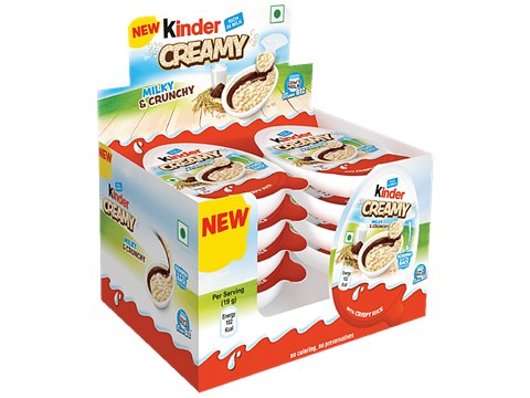 Kinder Creamy, Milky & Crunchy, 152 g