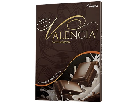 Valencia Premium Milk Chocolate, 60 g