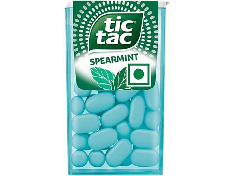 Tic Tac Spearmint Hard Candy, 13 g