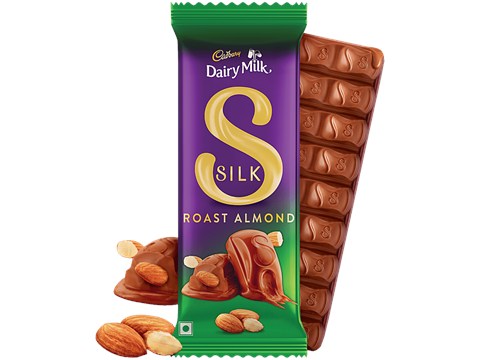 Cadbury Dairy Milk Silk Roast Almond Chocolate Bar, 52 g