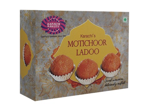 Karachi Bakery Motichoor Ladoo - Authentic, Rich, Traditional Sweet, 200 g