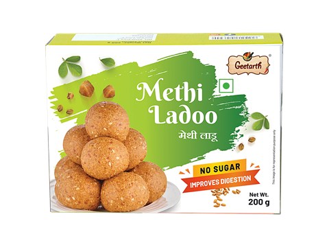 GEETARTH Methi Ladoo, No Sugar, 200 g