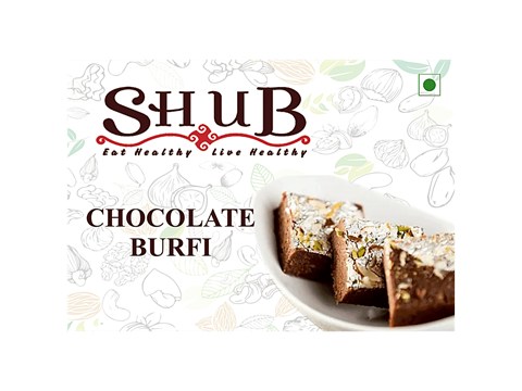 SHUB Chocolate Burfi - Dessert, Snack, 500 g