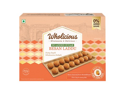 Wholicious Sugar Free Besan Laddu, 200 g